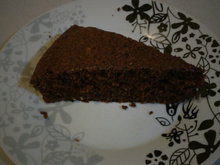 Bolo de chocolate com café