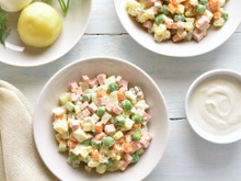 Salada de maionese sem ovos para sua ceia de Natal