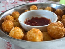 Pão de queijo frito da Kathleen