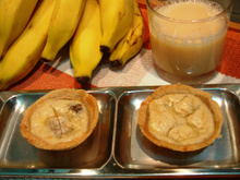 Mini quiche de banana
