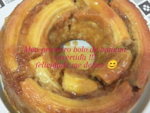 Bolo de banana invertido