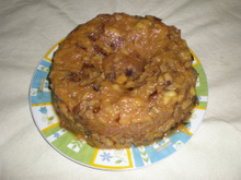 Bolo de banana nanica com casca