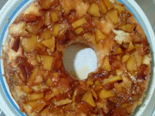Torta bolo de maçã