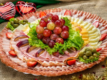 Tábua de frios deliciosa
