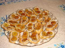 Torradinhas com bananas