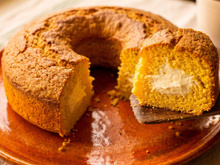 Bolo de milho com flocão e requeijão cheio de sabor que não fica seco e nem pesado