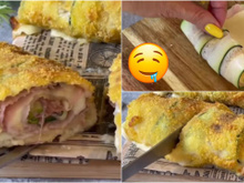 Canelone de abobrinha empanada na airfryer: receita low carb é muito fácil de fazer e vai alegrar o seu dia