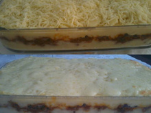 Escondidinho de carne moída