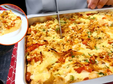 Lanche fácil de frango no tabuleiro: fica pronto em 20 minutos e é MUITO cremoso