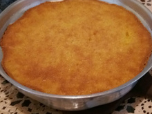 Bolo de milho com queijo