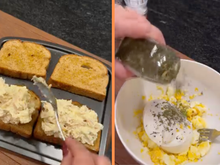 Um jeito diferente de comer ovo para bater as proteínas do dia é fazendo esse patê com...