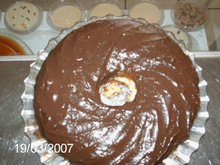 Cobertura de bolo ganache