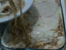 Lasanha de frango simples e rápida