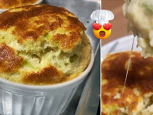 Suflê de frango superproteico e ZERO FARINHA que aprendi com a minha amiga chef que é atleta: receita fácil é de comer rezando!