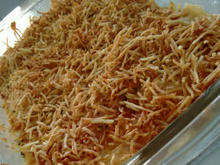 Batata gratinada ao molho branco