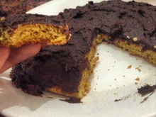Bolo de cenoura de frigideira