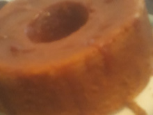 Bolo de fubá com goiabada da Bárbara