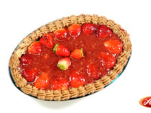 Pavê de Morango com Mousse de Chocolate