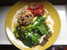 Risoto de arroz integral