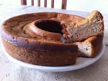 Bolo integral de banana