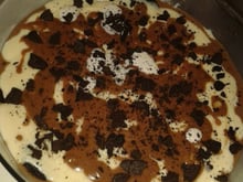 Pavê de biscoito de chocolate