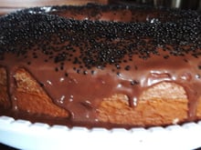 Bolo de cenoura Sanclair