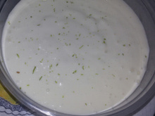 Mousse simples de limão