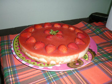 Cheesecake de morangos