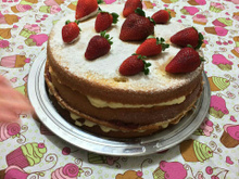 Naked cake de morango