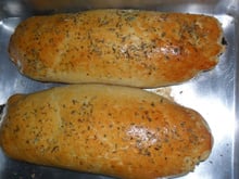 Rocambole de presunto e queijo