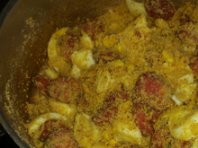 Farofa de Lingüiça