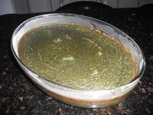 Souflé rápido de espinafre