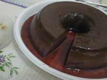 Pudim de açai