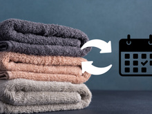 Com quantos anos você descobriu o tempo certo para trocar as toalhas de casa?