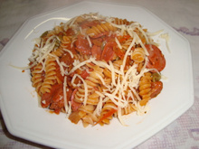 Macarrão de calabresa