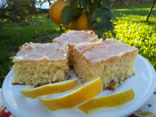 Bolo de limão siciliano