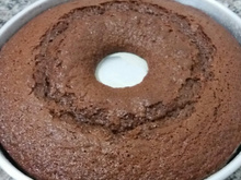 Bolo de chocolate com flocos de aveia