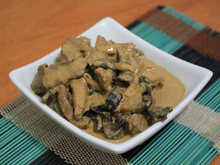 Carne ao molho funghi