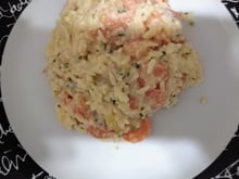 Camarão com arroz de coco