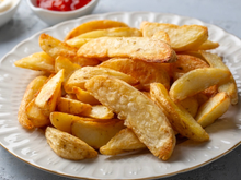 parece frita, mas é na airfryer: você nunca mais vai fazer batata rústica de outro jeito