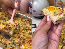 Desde que fiz essa torta portuguesa em casa, só quero repetir: é muito recheada e fica até melhor que a pizza!