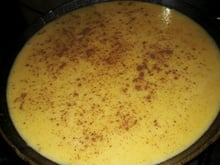 Curau de milho enlatado de liquidificador