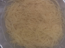 Macarrão cabelo de anjo - soltinho