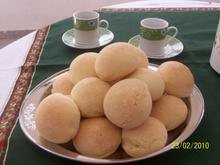 Pão de queijo hora do lanche