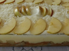 Torta de abacaxi cremosa