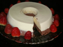 Pudim de creme de avelã de geladeira