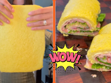 WRAP SEM GLÚTEN: só com 4 ingredientes, receita de forno é fácil e low carb, é só seguir o passo a passo