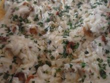 Frango com creme de milho