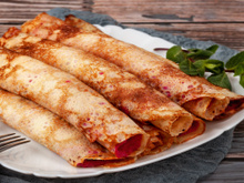 Eu descobri como fazer massa de panqueca sem ovo que não quebra e ela ficou perfeita, salvou o meu jantar