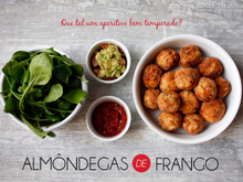 Almôndegas de frango